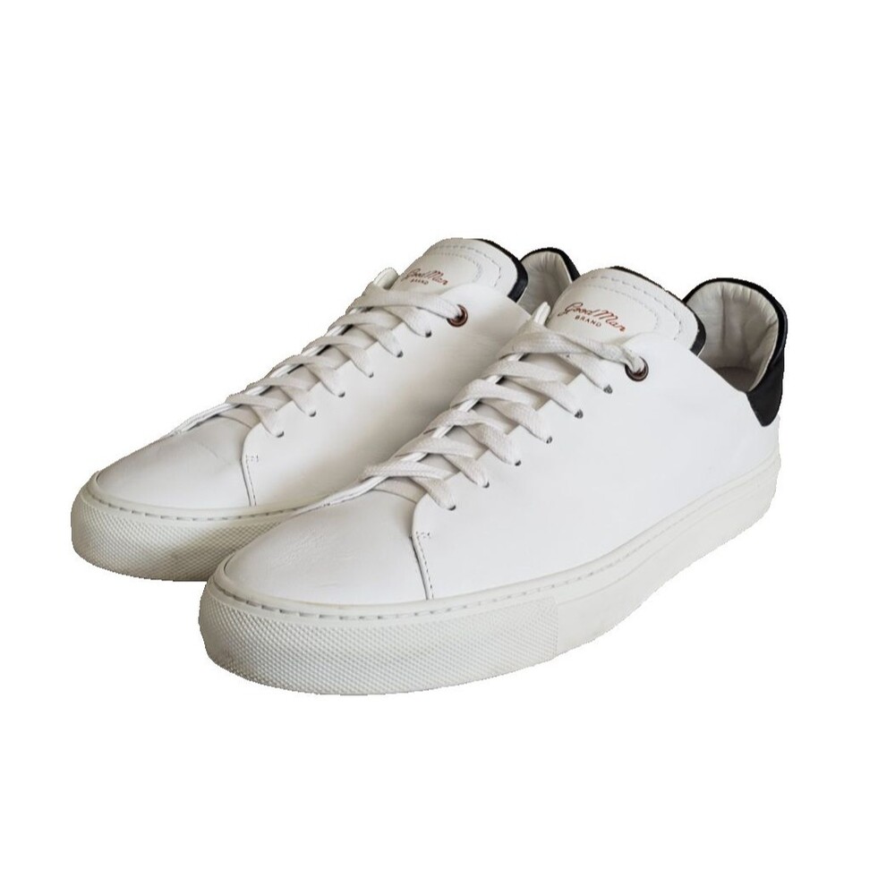 Good Man Brand Shoes Men's Sz 10 White Legend Z Leather Sneakers Casual NEW $250